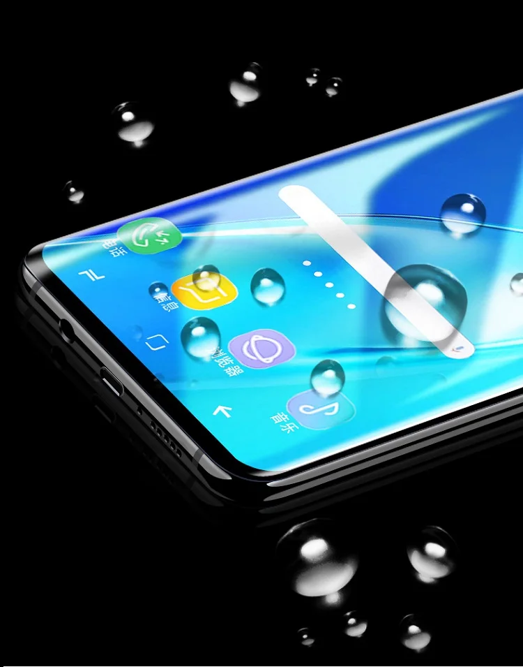 5D полная мягкая защитная пленка для экрана на Samsung Galaxy S10 плюс S8 S9 Plus Note 9 8