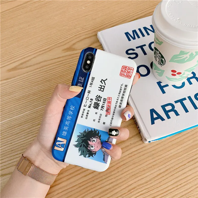1 Мягкий чехол My Hero Academy Midoriya для iPhone 6, 6s, 6plus, 7, 8 plus, чехол s, IMD, TPU, силиконовый чехол для iPhone 11 pro, X, XS, MAX, XR - Цвет: 1