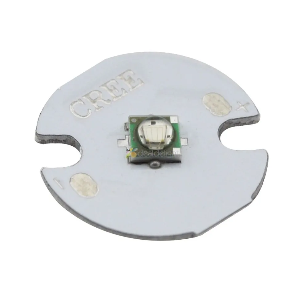 10 шт. Cree XLamp XPE XP E BLUE 470 480 нм 1 3 Вт Светодиодная лампа эмиттера с печатной платой 8 мм