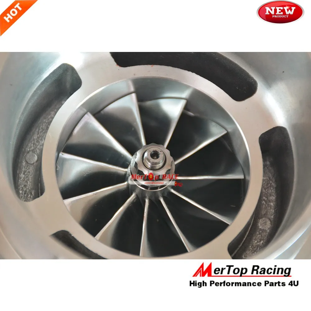 MerTop Racing T3 " v-диапазон GTX3576R GT3576R турбо зарядное устройство двойной керамический шарикоподшипник. 63
