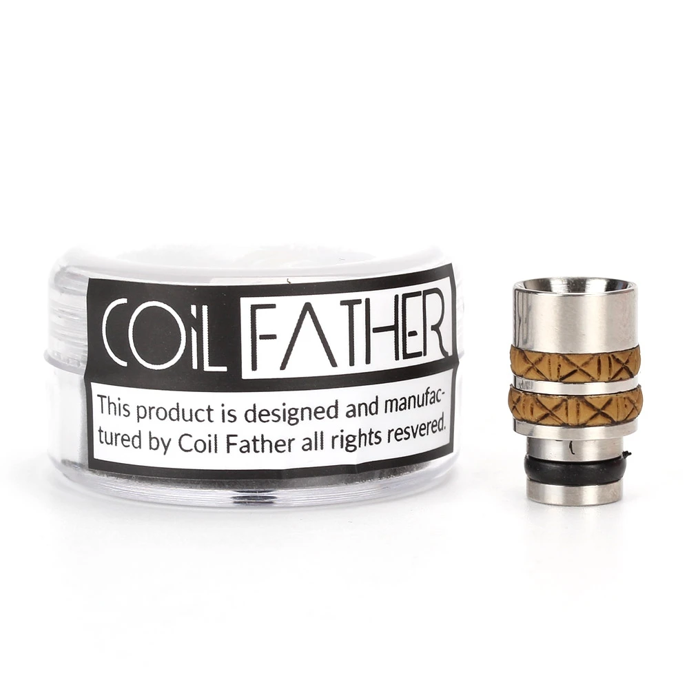 

Coil Father Epoxy Darang Resin Drip Tip Resin Totem Wide Bore 510 Drip Tips Accessory for E Cigarette 510 Atomizer Daran RDA