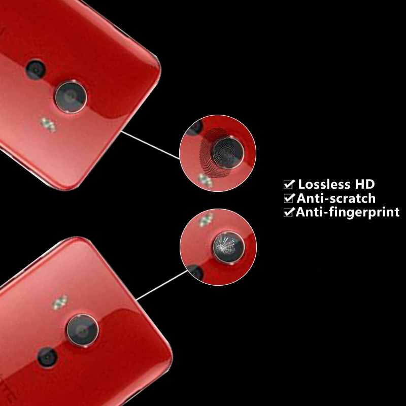 Подлинная без потерь HD Задняя камера Объектив Закаленное стекло пленка для HTC