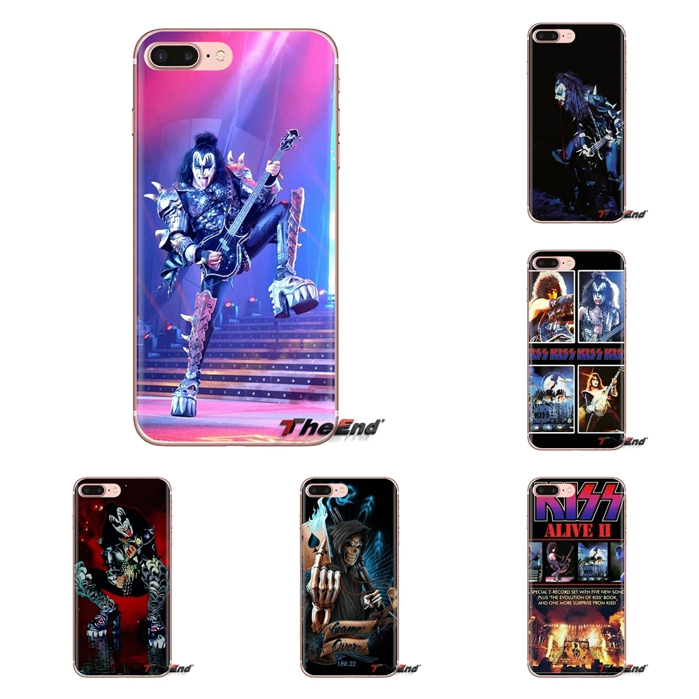 Мягкие прозрачные чехлы KISS rock band USA для Samsung Galaxy J1 J2 J3 J4 J5 J6 J7 J8 Plus 2018 Prime 2015 2016 2017 -