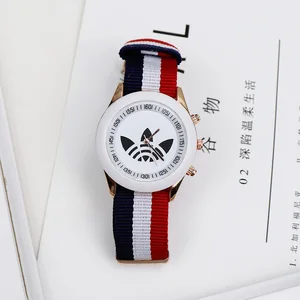 Мужские и женские кварцевые наручные часы montre femme, повседневные часы с нейлоновым ремешком, 2019