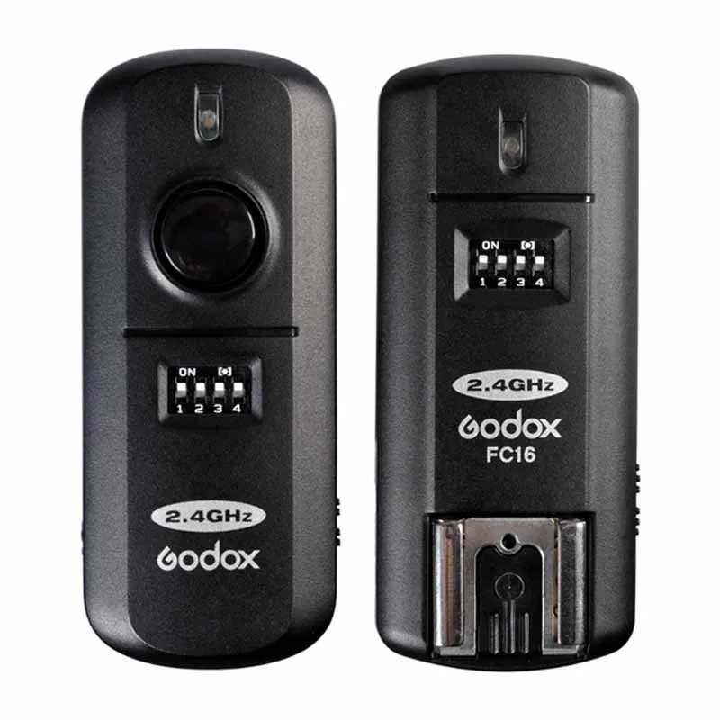 Godox FC 16 n 2 4 ghz canali Беспроводная дистанционная вспышка студия стробоскоп триггер