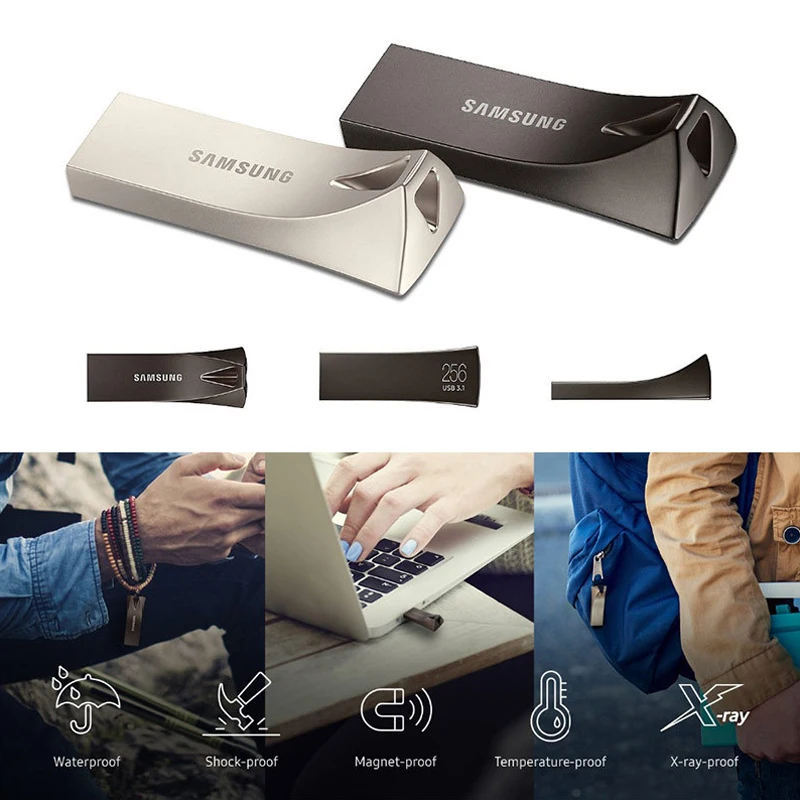 Новый SAMSUNG оригинальный USB флешка диск 3 1 32 г 64 ГБ 128 256 бар плюс Memory Stick USB3.1 для