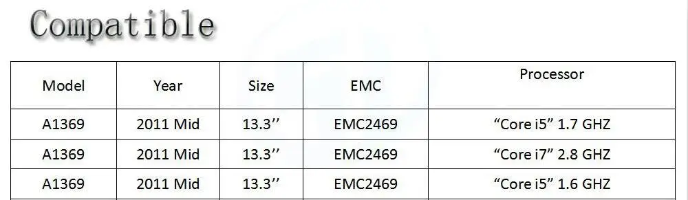 A1369 материнская плата для Macbook Air 13," 1,7 ГГц 4 Гб логическая плата 820-3023-A 2011