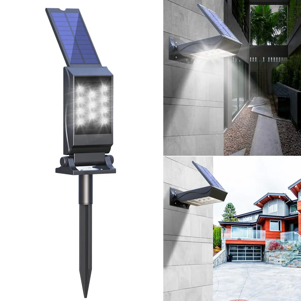 Solar Spotlight 11 LED Bulbs Waterproof Landscape Light Outdoor for Patio Pool Yard Driveway Dropshipping | Освещение