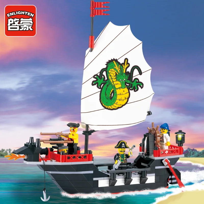 Enlighten модели Здание игрушка Совместимость с LEGO Лего Legos Конструктор E301 211 блок