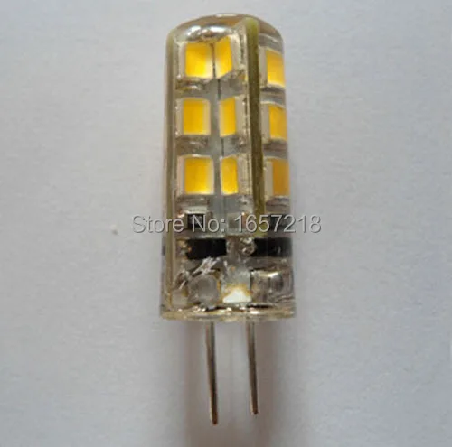 Светодиодная лампа G4 с регулируемой яркостью силиконовая 12 В 24 светодиода 2835 1 5