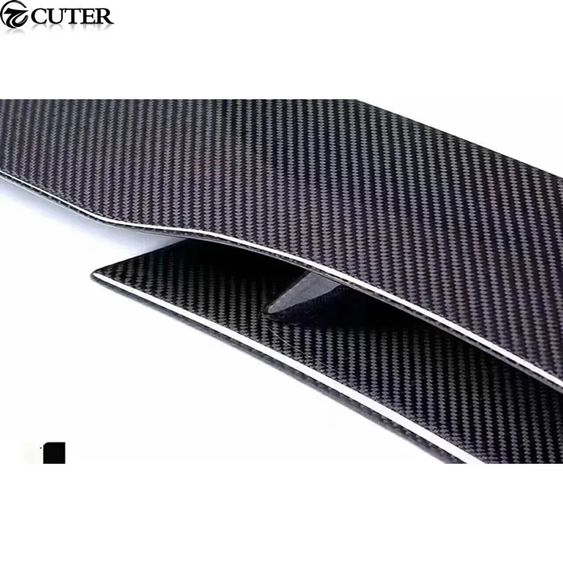 458 углеродное волокно комплект кузова автомобиля задний спойлер багажника губа