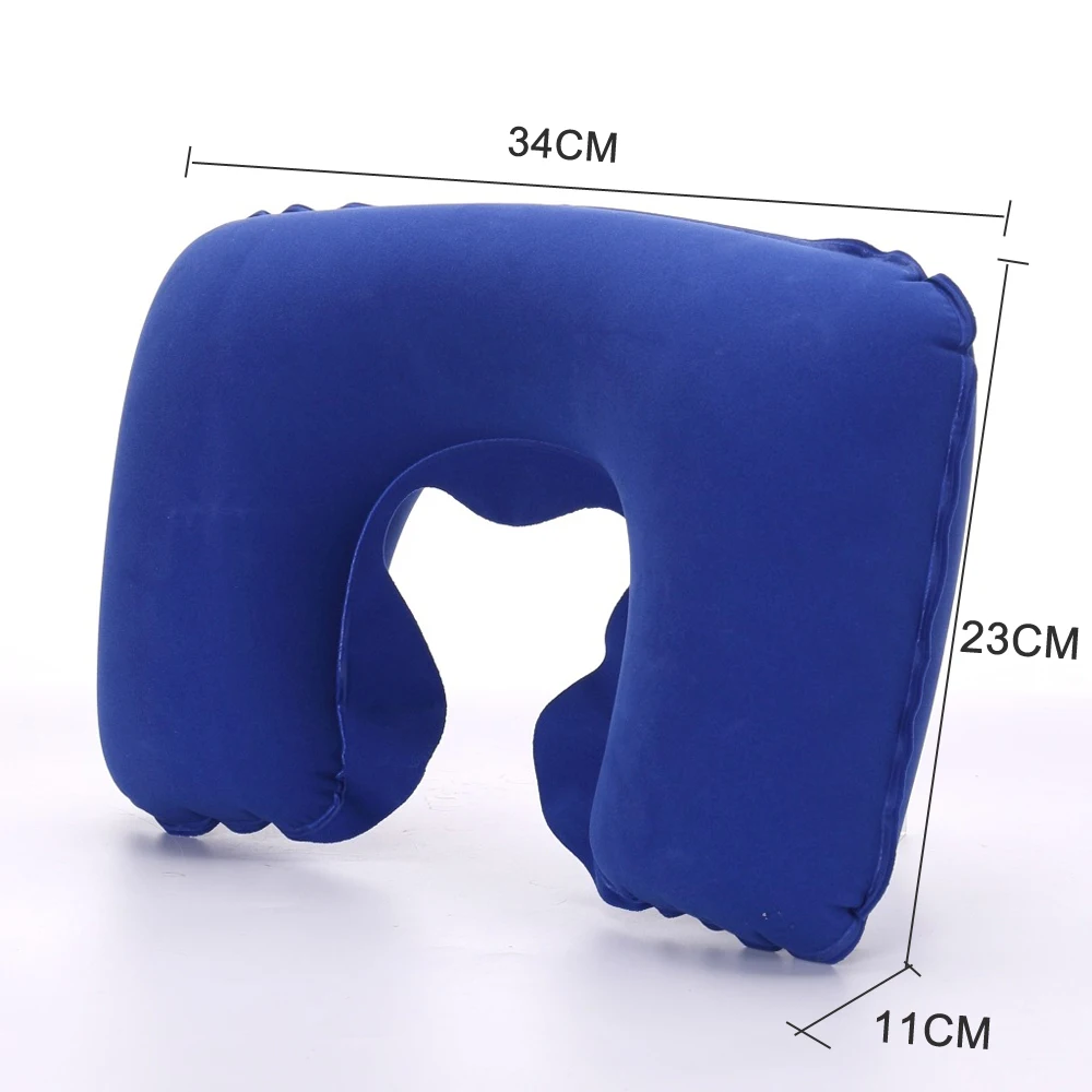 U образная портативная подушка для путешествий надувные подушки поддержки шеи