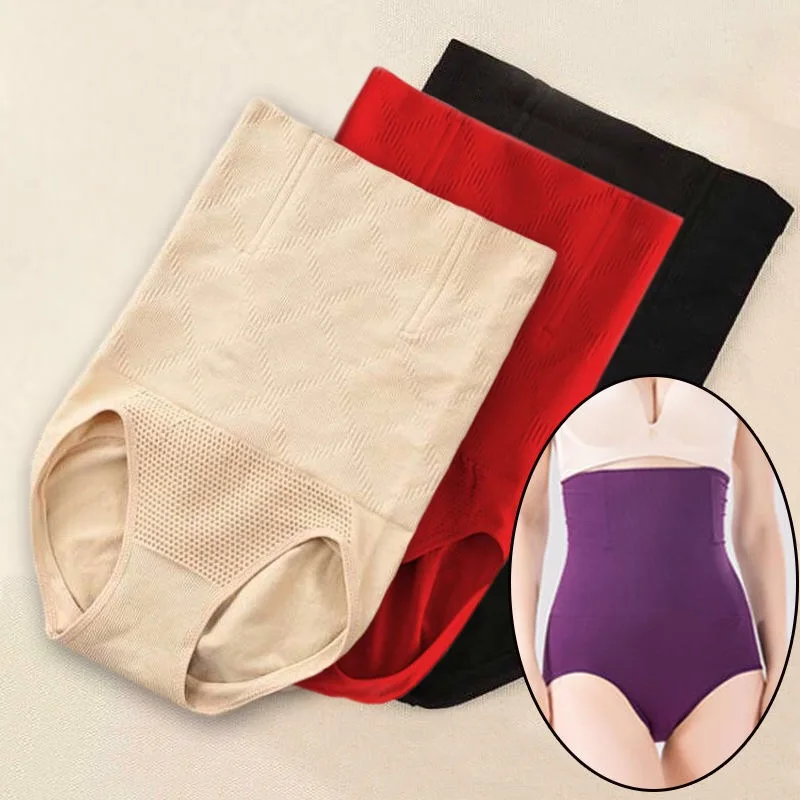 Seamless Women Shapers High Waist Slimming Tummy Control Knickers Pants Pantie Briefs Body Shapewear Lady Corset Underwear N9058