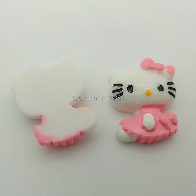 1 шт./лот смолы с плоской задней частью моделирование kawaii светло розовая юбка