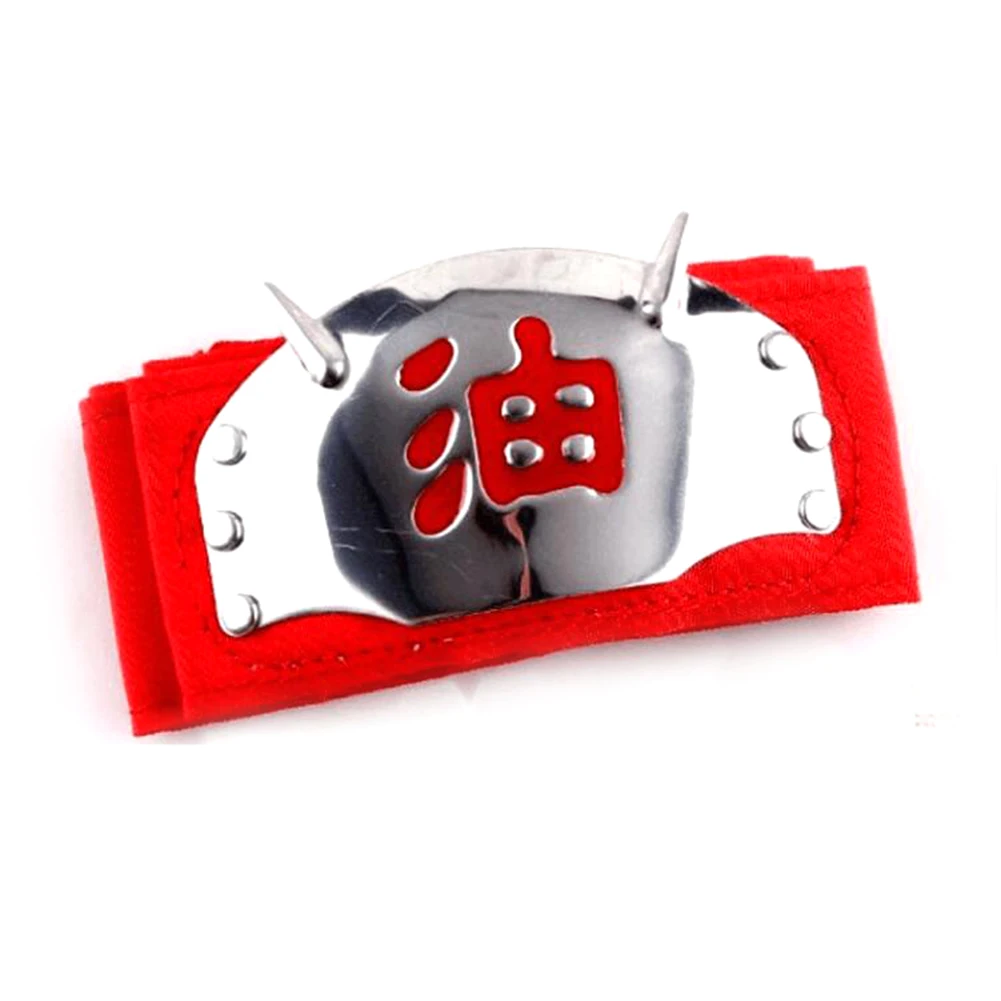 Red Word Red Brdwn Naruto Gama Sennin Ero-sennin Jiraiya повязка на глаза для косплея головной убор - Цвет: Red Word Red
