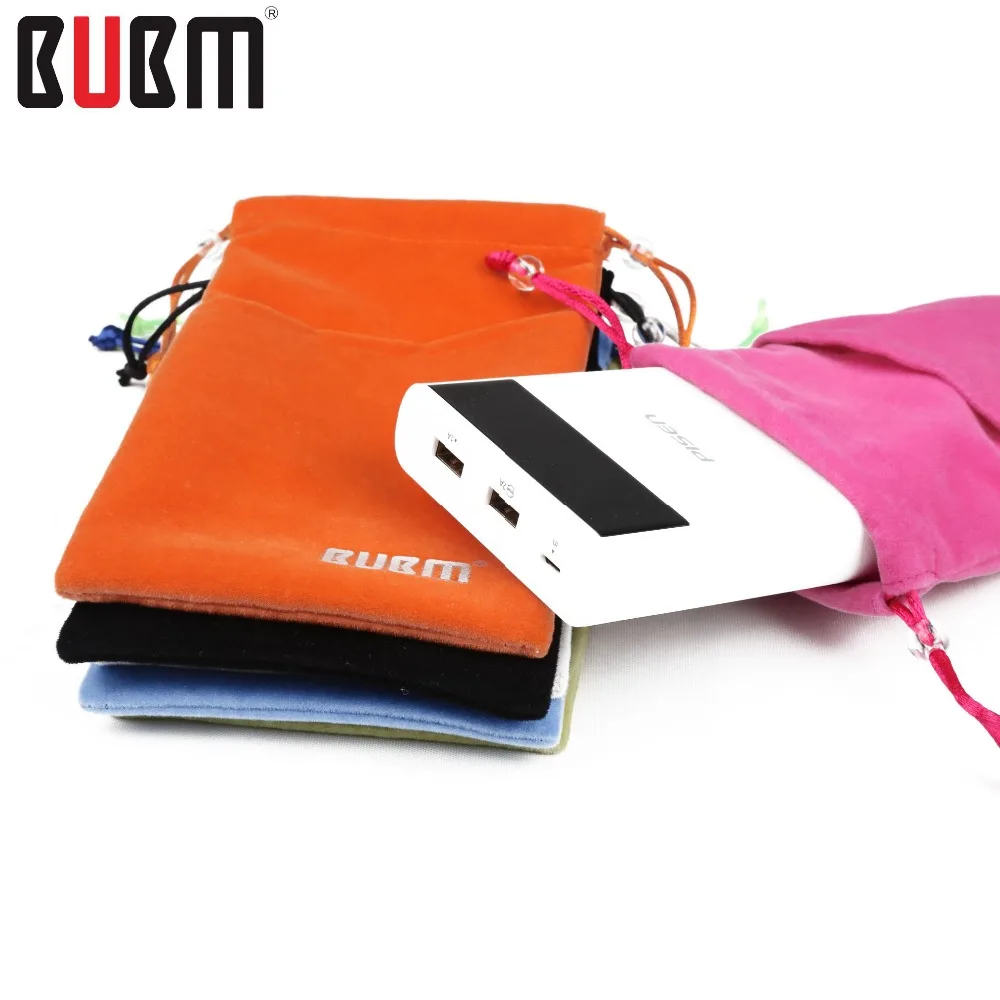 Сумка Органайзер BUBM draw string bag для хранения телефона ipad внешний аккумулятор черный