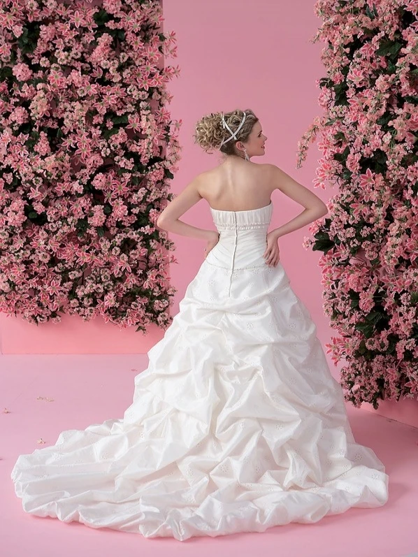 Taffeta Strapless Ball Gown Bridal Dresses weddingdresses Size Custom2015 nwe arrival | Свадьбы и торжества
