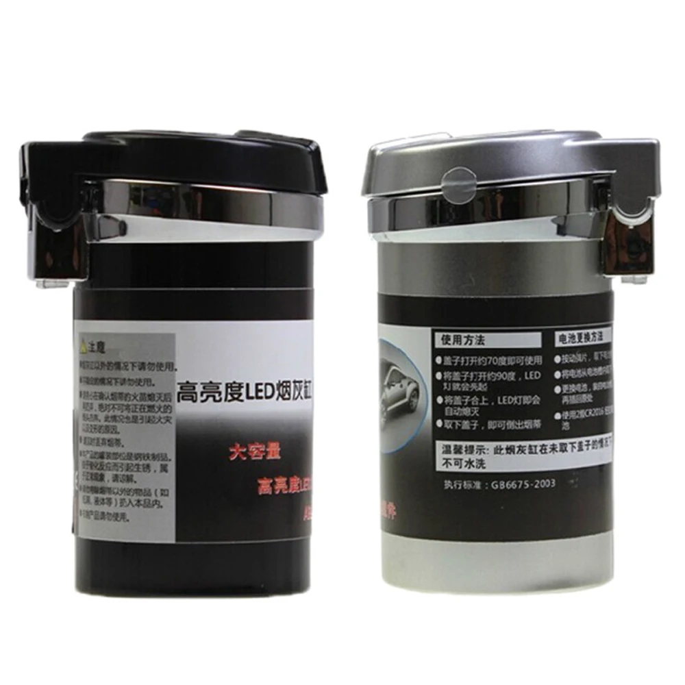 Greenwon автомобиль светодиодные пепельница авто сигареты Эш обладатель Кубка мода