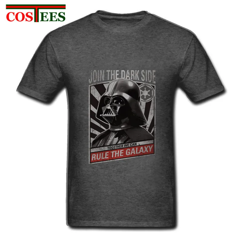 Винтажная Футболка Join the dark side футболки JEDI hombre Star War уникальный дизайн мужские