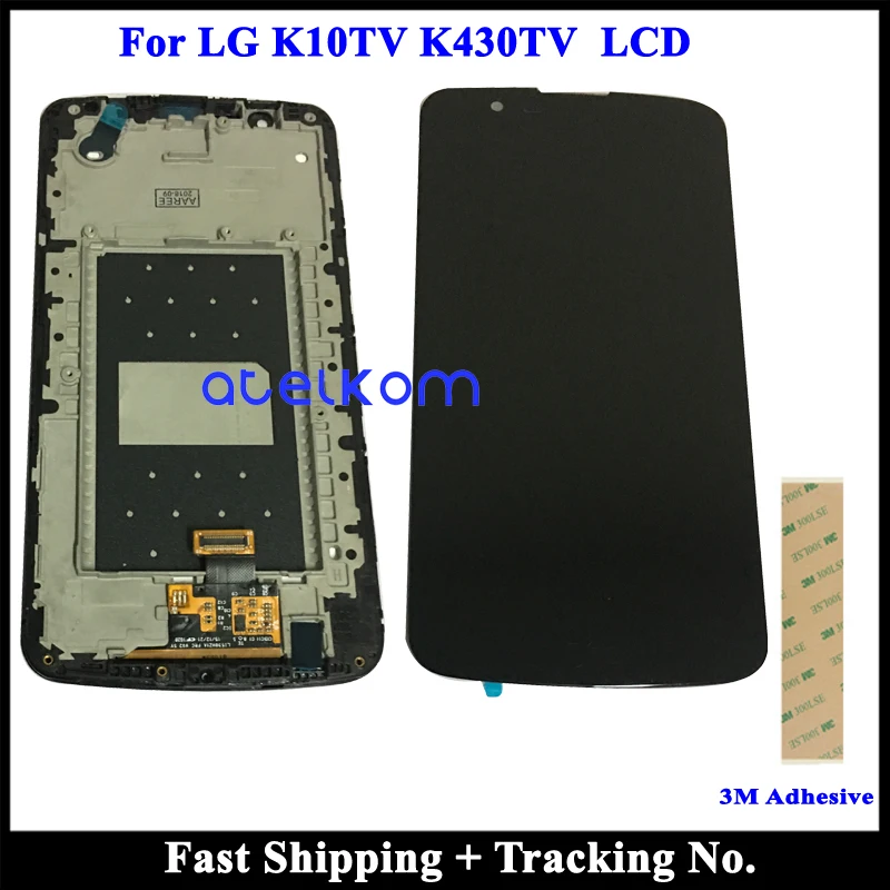 ЖК-дисплей для LG K10 TV K430 K410 LCD k10 с дигитайзером сенсорный экран сменная панель в