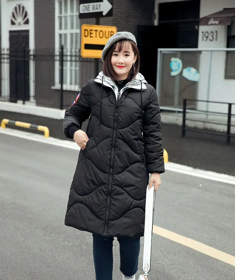 Зимние Повседневные Длинные парки 5xl плюс Размер Женская одежда свободное