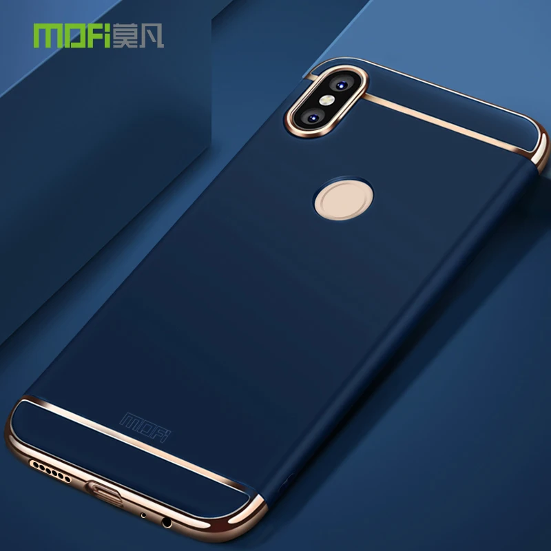 Чехол для Xiaomi Redmi Note 5 чехол телефона Mofi роскошная жесткая защита 360 полный чехлы |