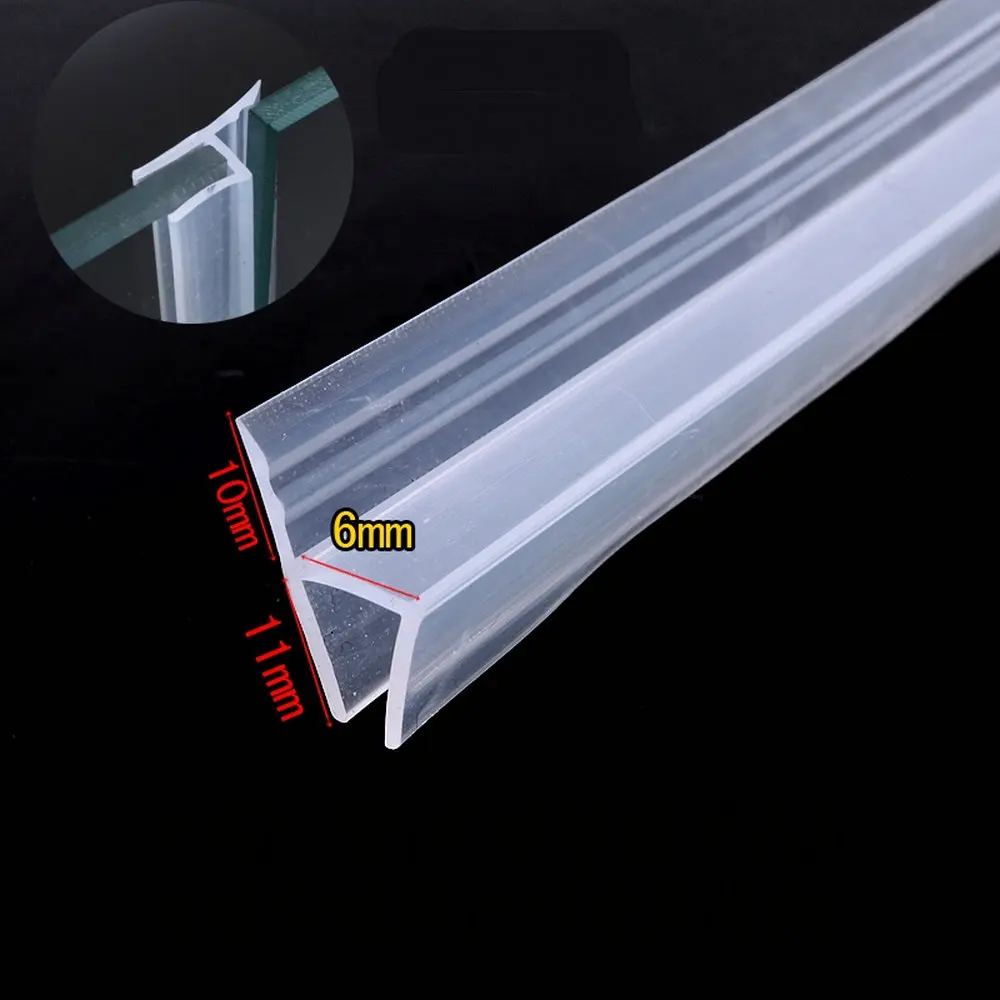 Стеклянные уплотнения бескаркасная уплотнительная лента для душа двери окна