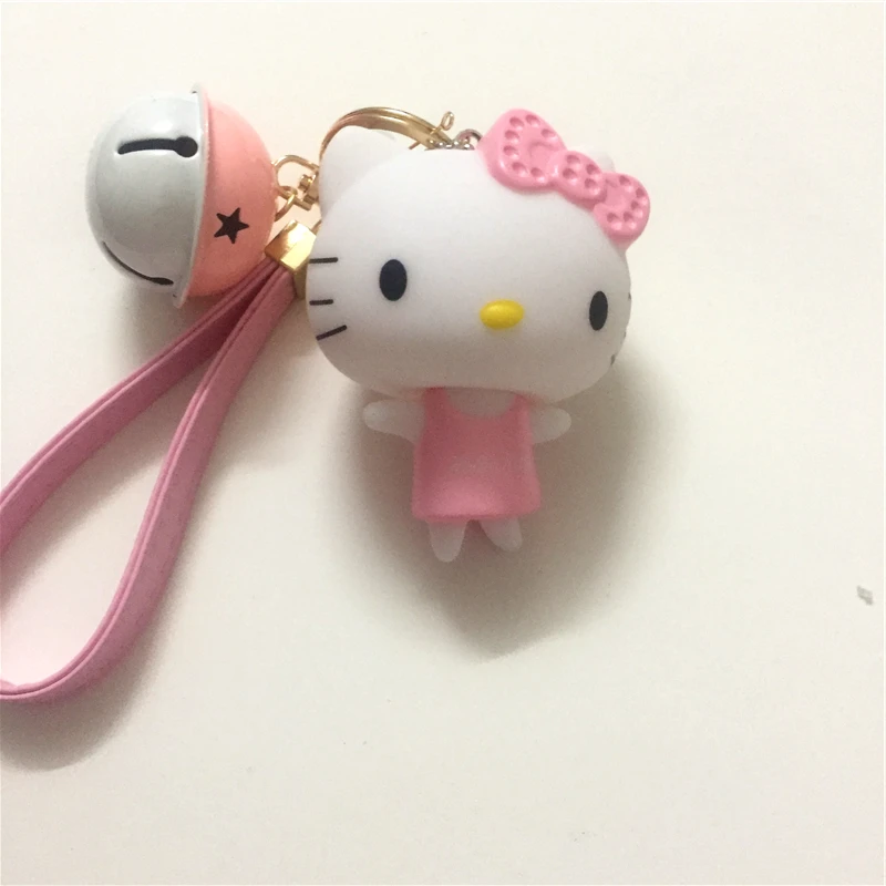 1 шт. розовый милый маленький колокольчик Hello Kitty с пряжкой подарок на день