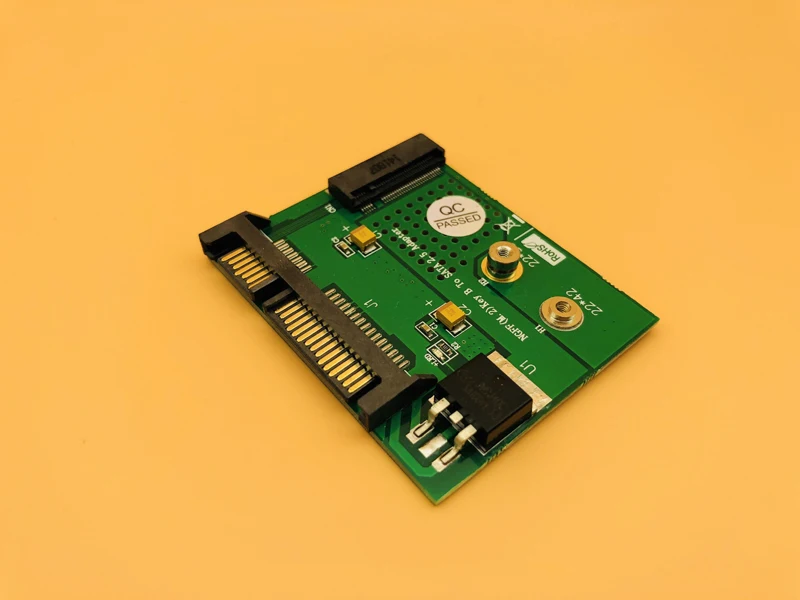 Низкий профиль половинная высота M.2 NGFF Mini PCI-E 2 полоса SSD до 5 &quotSATA 22pin HDD жесткий