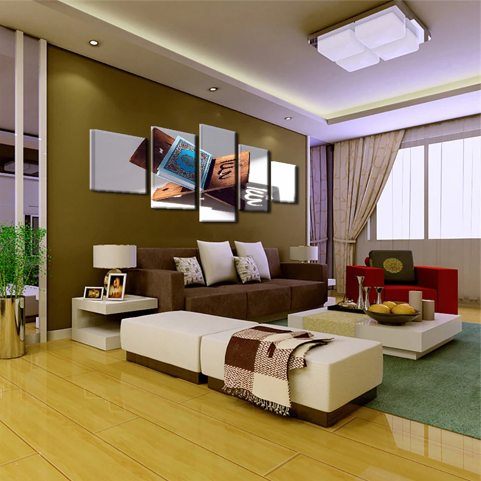 Настенное художественное полотно HD-принты картины домашний декор гостиная 5 шт.