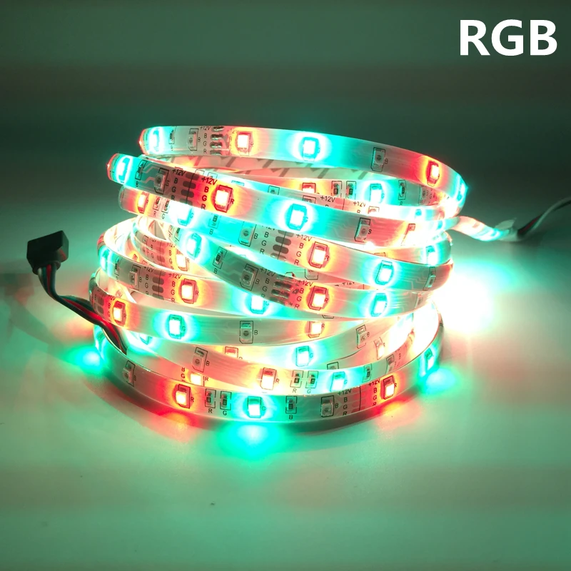 5 м 3528 Водонепроницаемая светодиодная лента RGB Светодиодная e Light 12 в 60