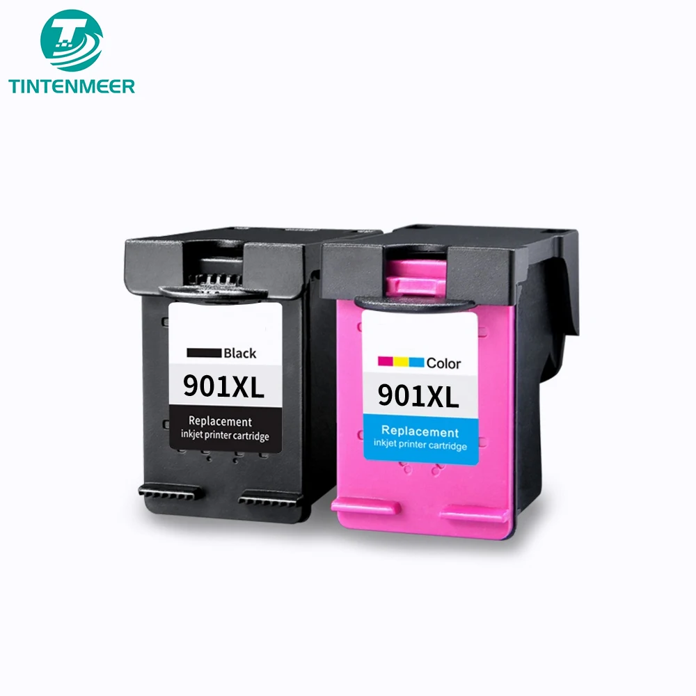 TINTENMEER отличное качество чернильный картридж 901 совместимый для hp officejet 4500 J4525 J4535