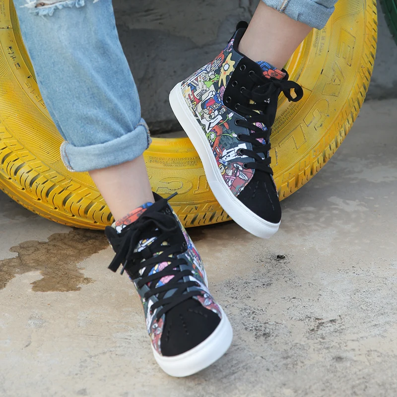 IDX безболезненная Удобная оригинальная модная мужская обувь граффити | Обувь