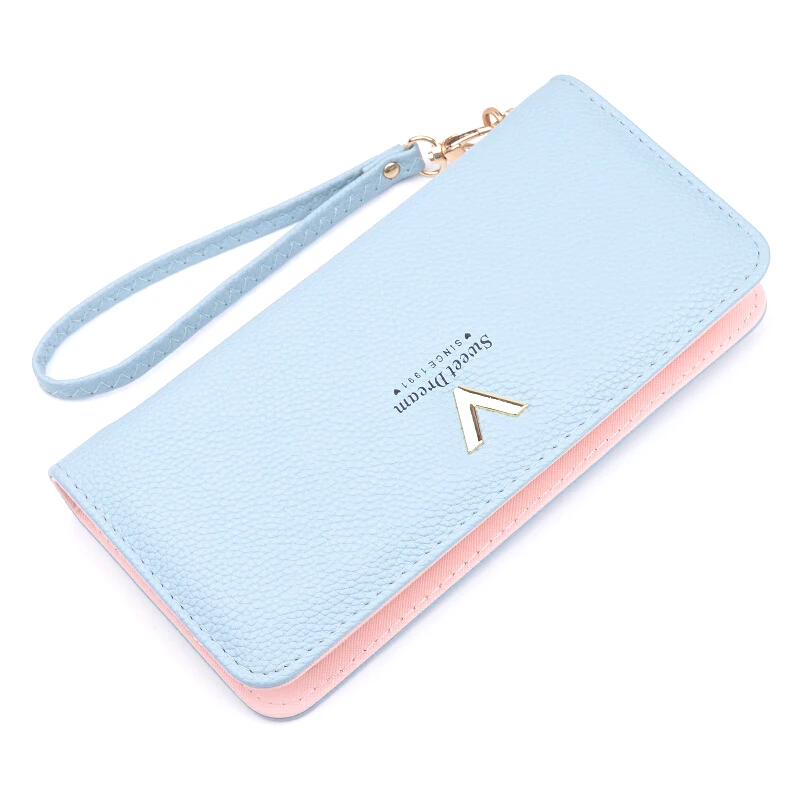 Wallet Female Ladies Purse Women Carteira Coin Holder Card Money Bag Leather Mobile Handy Long Large Zipper Perse Woman | Багаж и сумки