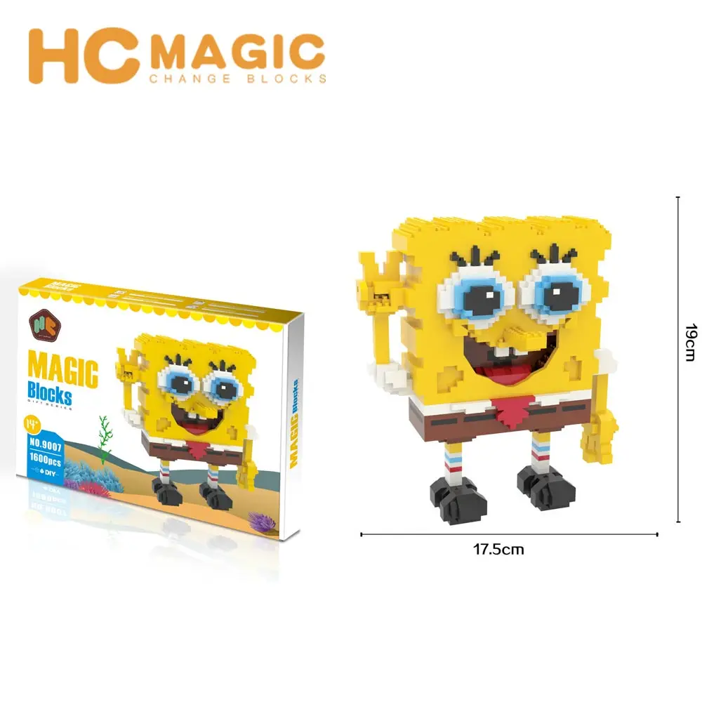 HC MAGIC 9007 Детский конструктор Из алмазной губки для университета детские подарки