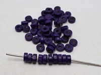 500 purple 8x3mm column heishi wood beadswooden beads