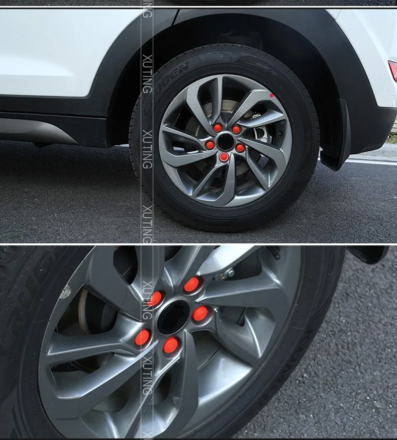 Vtear для хендай крета hyundai Creta ix25 ix35 i20 i30 i40 KONA солярис solaris Tucson, аксессуары, колпачок для колеса, винтовая крышка, автомобильный Стайлинг ,автотовары