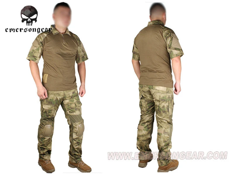EMERSON BDU Gen2 Боевая рубашка и брюки AT/FG тактическая камуфляжная униформа для