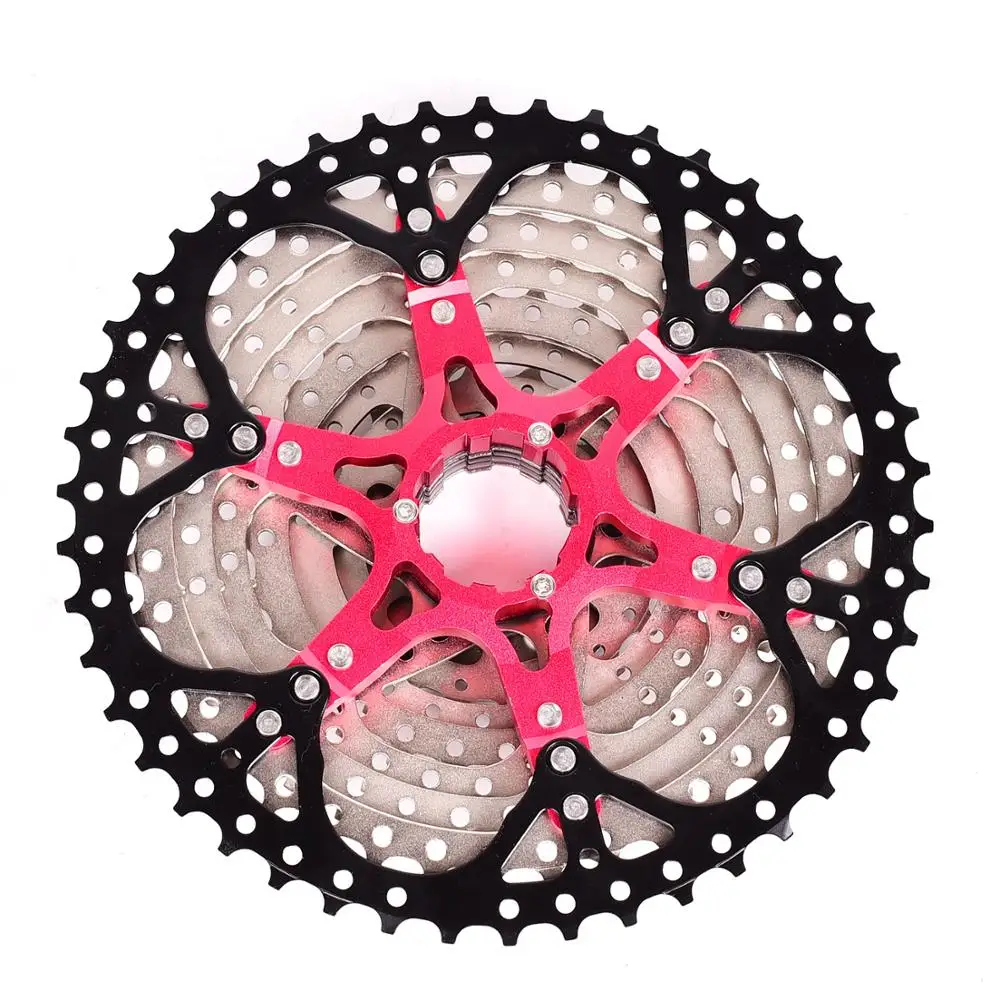 Солнечный велосипед Freewheel кассета 11-46T 42T 40T 10 скоростей 10s 50t широкое соотношение MTB горный велосипед Freewheel для частей m590 m6000