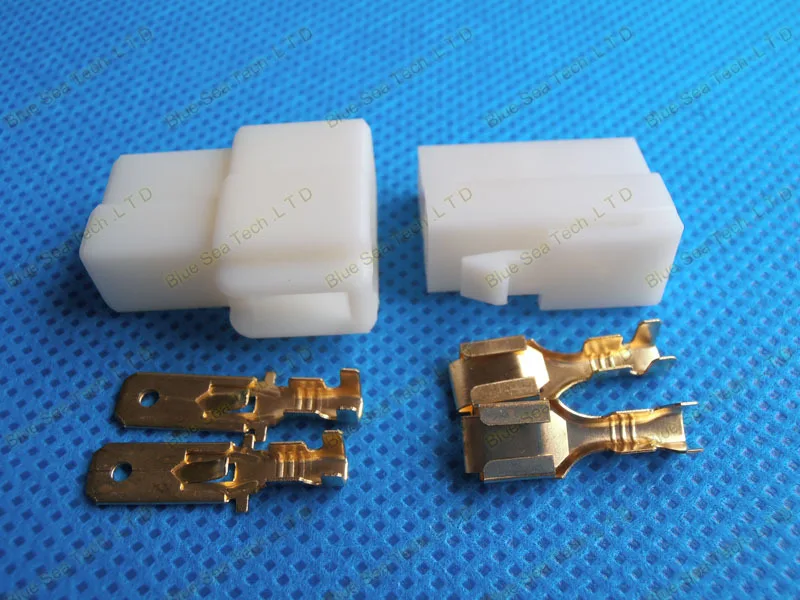 6 3 мм 2-сторонний/контактный электрический разъем штекер и гнездо для мотоцикла