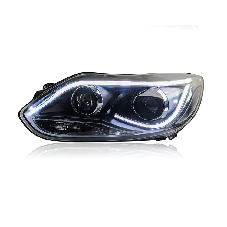 

New Eagle Eyes LED DRL Bi-xenon Projector Lens Headlights For Ford Focus 2012-2014