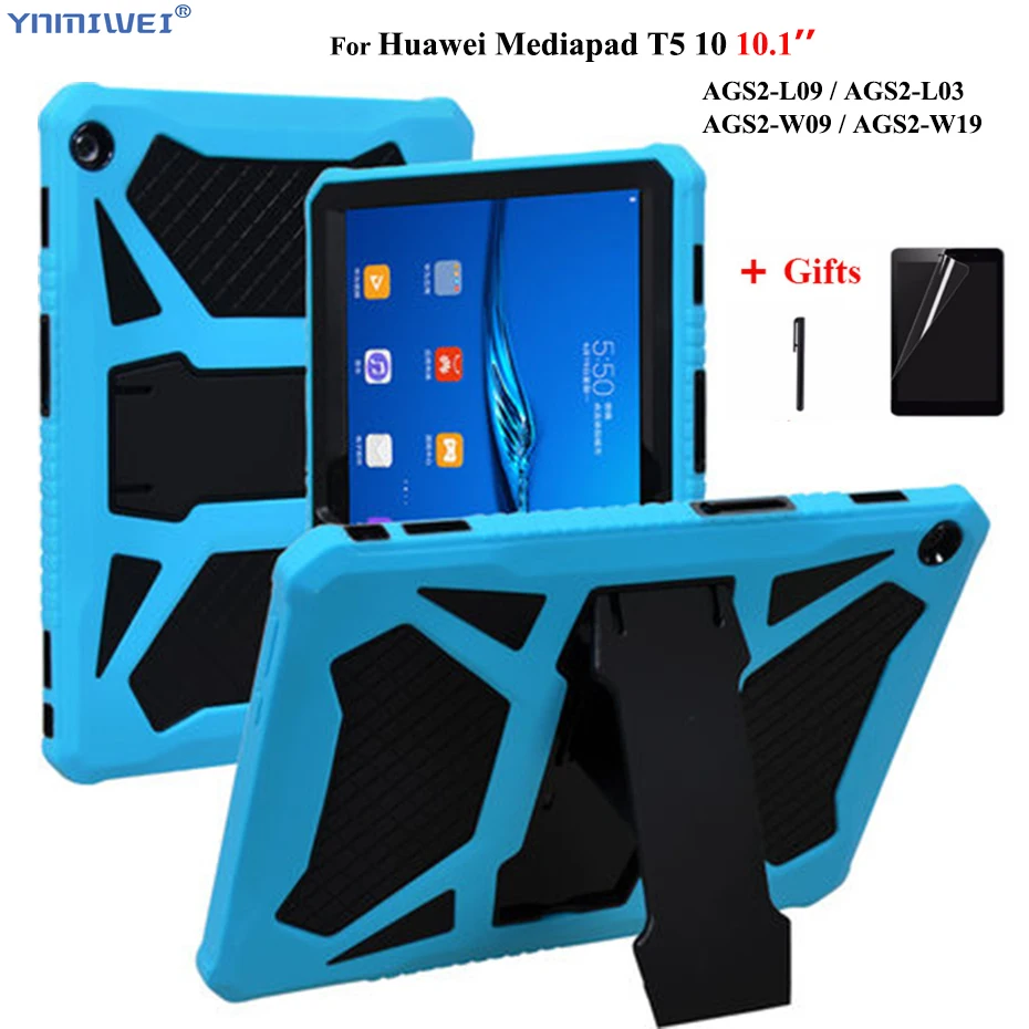 Чехол для Huawei MediaPad T5 10 1 дюйма сверхпрочный армированный чехол AGS2 W09/L09/L03/W19