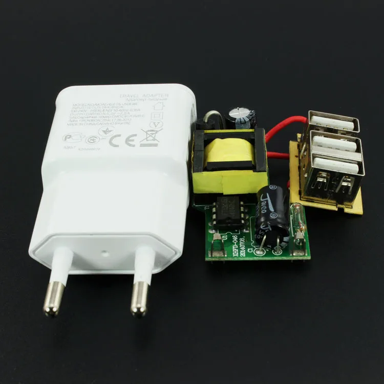 Настенное зарядное устройство YKSPACE с 3 USB-портами 5 В 2 А | Мобильные телефоны и