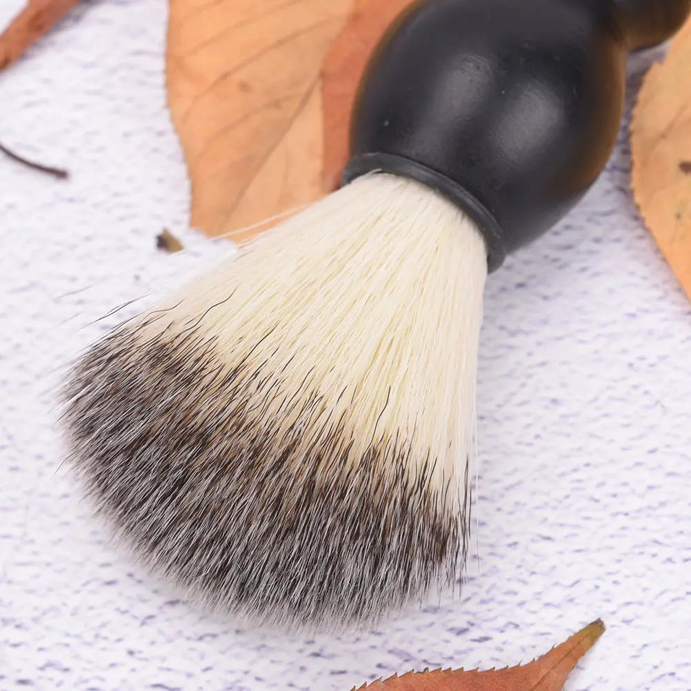 Best Pure nylon Hair For Men Shaving brush Fashion Brown soft hair Wood Brush handle | Красота и здоровье