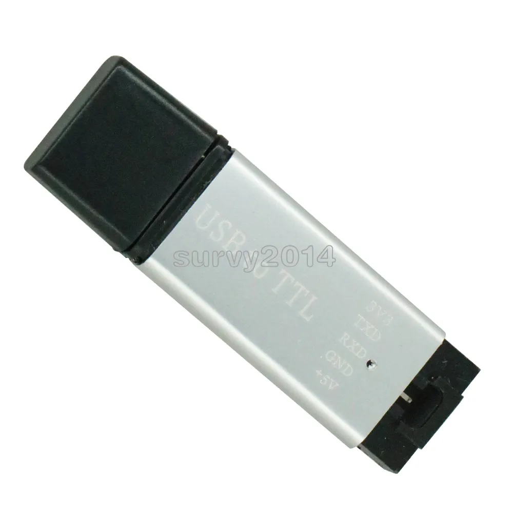 Алюминиевый корпус CP2102 USB 2 0 к TTL UART модуль 6Pin последовательный преобразователь STC