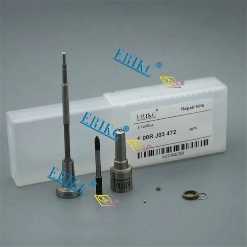 

ERIKC F00RJ03472 Fuel Pump Repair Kit Nozzle DLLA152P1690 Valve F00RJ01704 for YUCHAI G2100-1112100-A38 Injector 0445120083