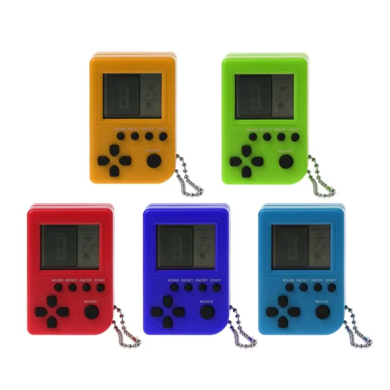 Tetris Мини Портативная детская игровая консоль Капсульная игрушка встроенный 26