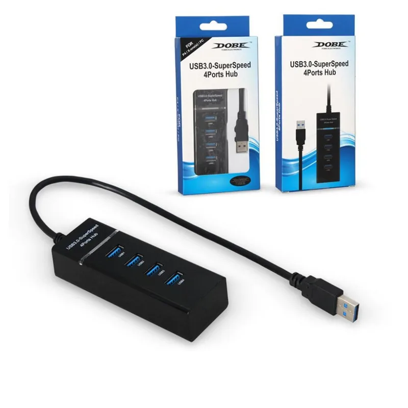Высокоскоростной USB-концентратор для Ps4 Slim Pro 4 порта USB 3 0 | Электроника