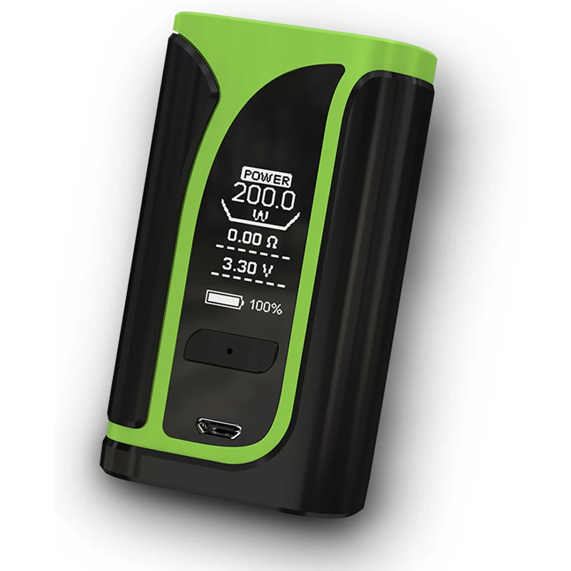 Original Eleaf iKuun i200 Box MOD Vape with 4600 mAh Built-in Battery Fit For MELO 4 Tank E Cigarette Mod | Электроника