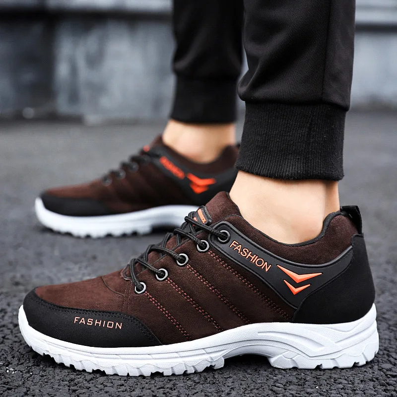 Spring 2019 New Leisure Hiking Shoes Antiskid Outdoor Mountaineering Men's Comfortable Sports | Спорт и развлечения
